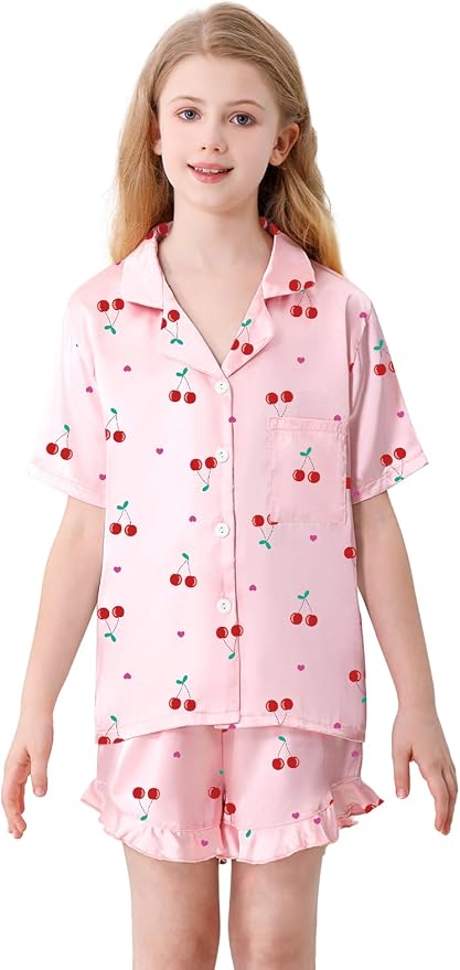 Bright Pink Cherry Heart