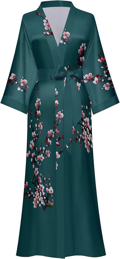 Plum Flowers/Darkgreen