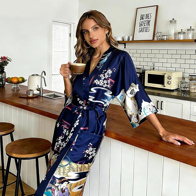 Floral Deep Blue