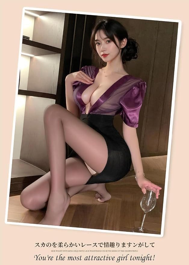 Office Secretary Purple