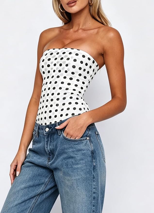 Polka Dots White