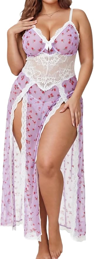 Purple Flower Print