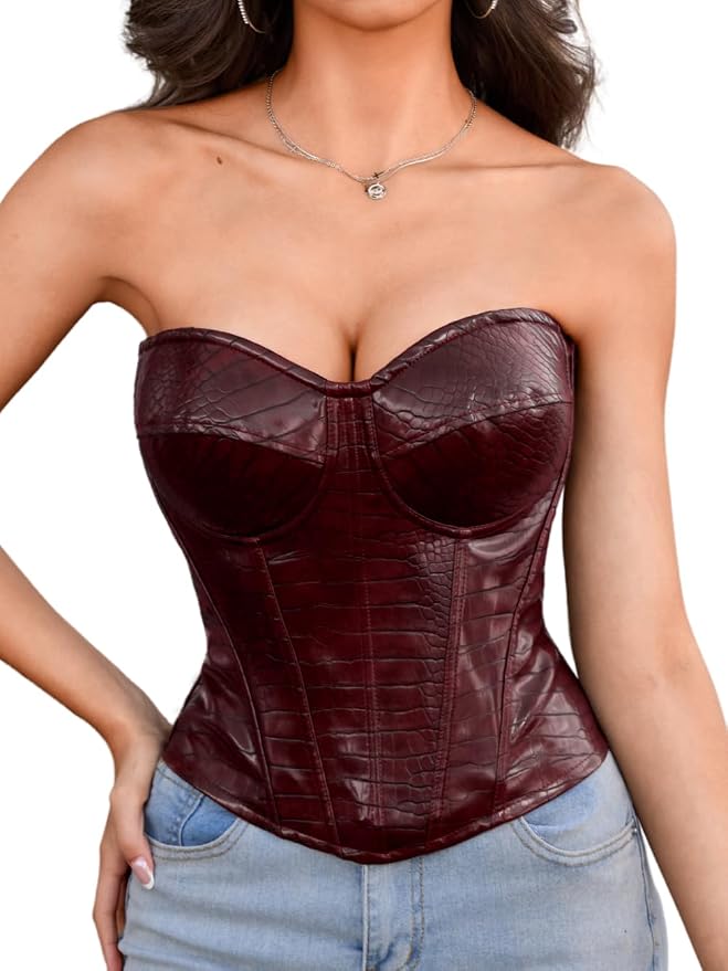 Burgundy Leather