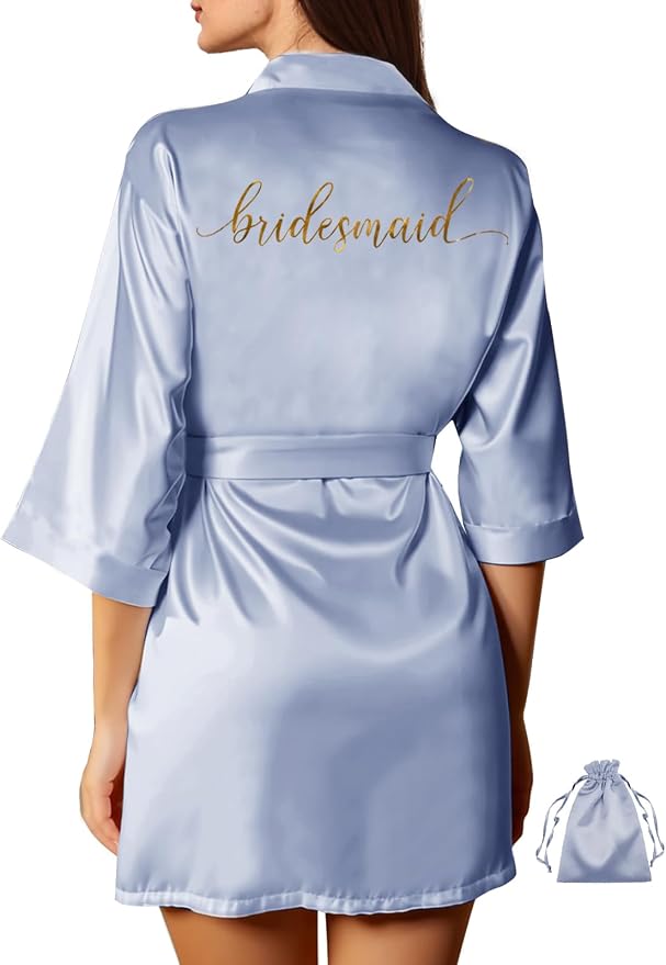 Dusty Blue-bridesmaid