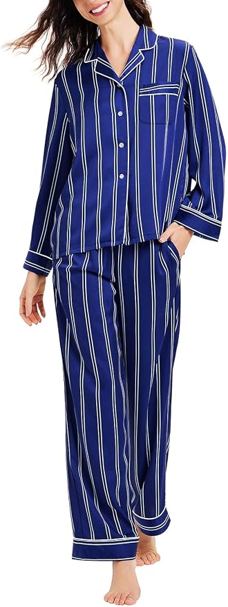 Navy Pinstripe