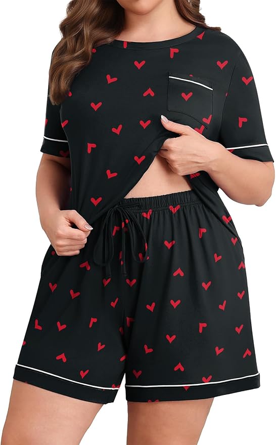 Black Red Heart