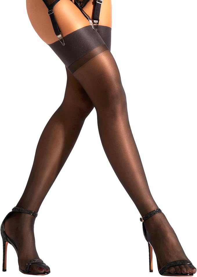 B06 | 1 Pair - Sheer Stockings | Gray