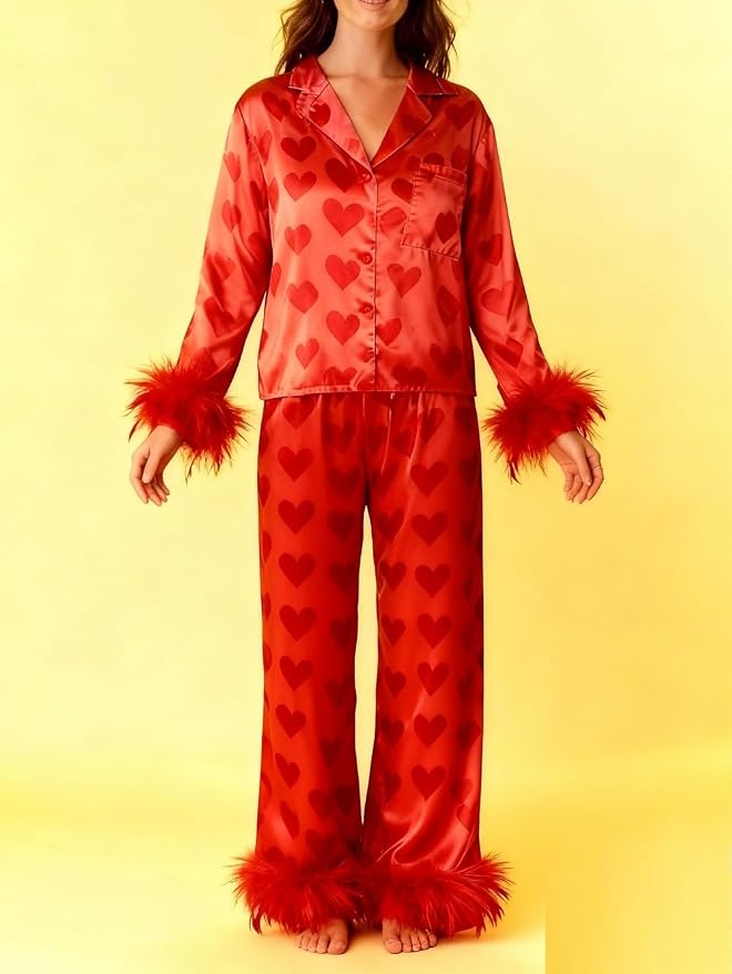 Silky Heart Red
