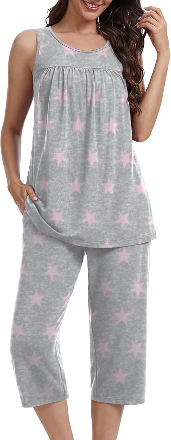 Pink Star Grey