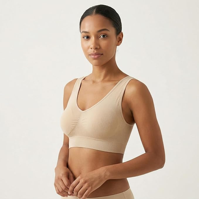 3pk: Black Nude White