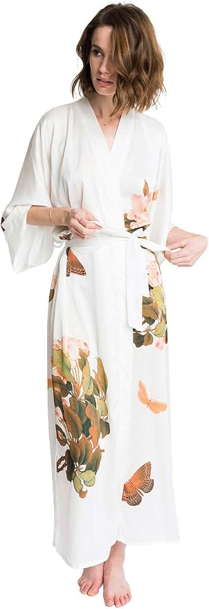 Peony & Butterfly - White