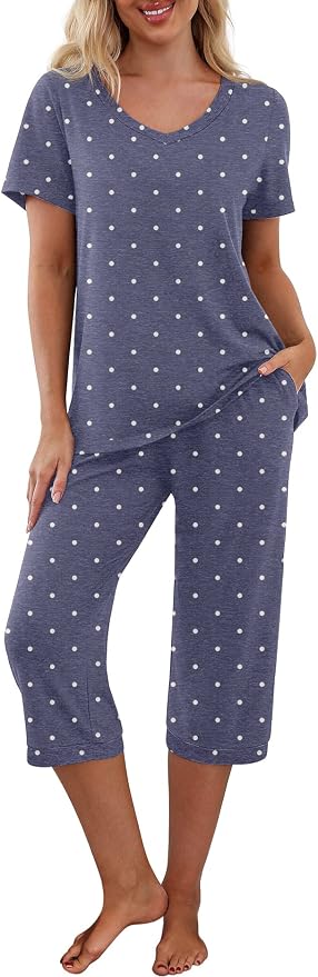 Dot-navy Blue
