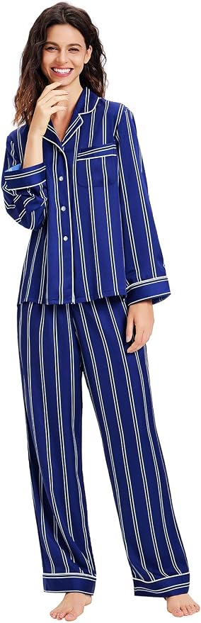Navy Pinstripe