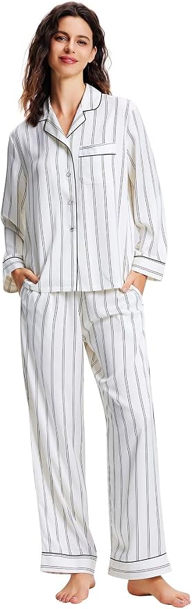 White Pinstripe