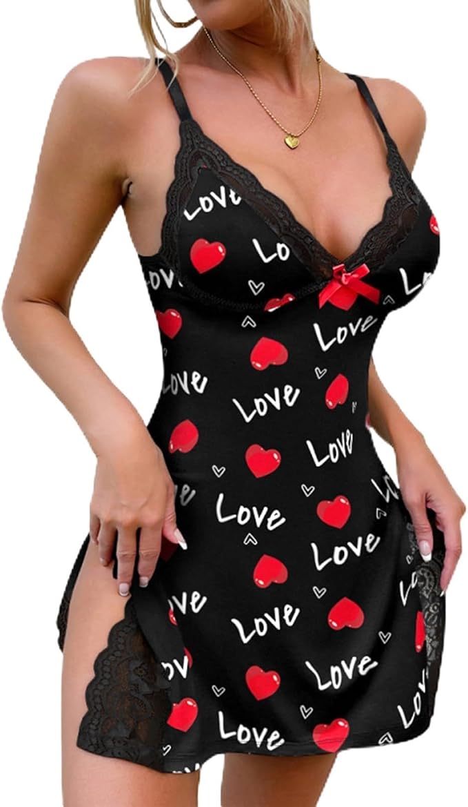 Heart Pattern-black