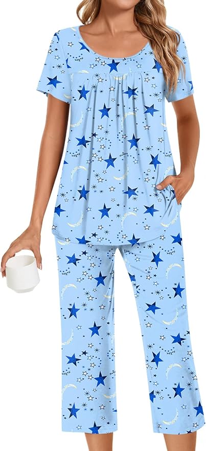Blue-stars/Moon