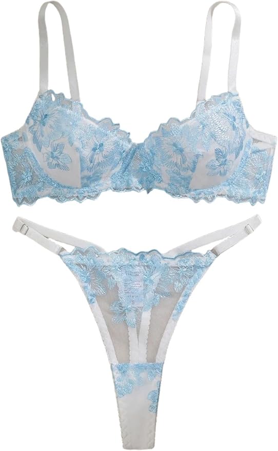 Floral Light Blue