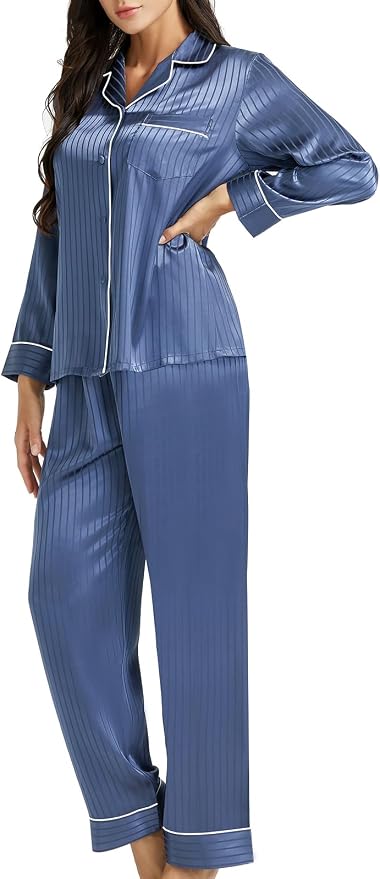 Blue Small Striped