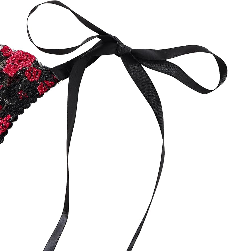 Red Flower Black