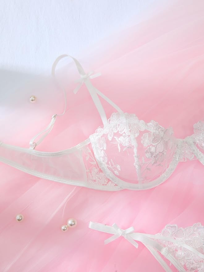 Bow Flower White
