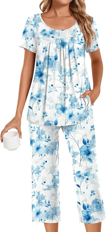 Light Blue Floral