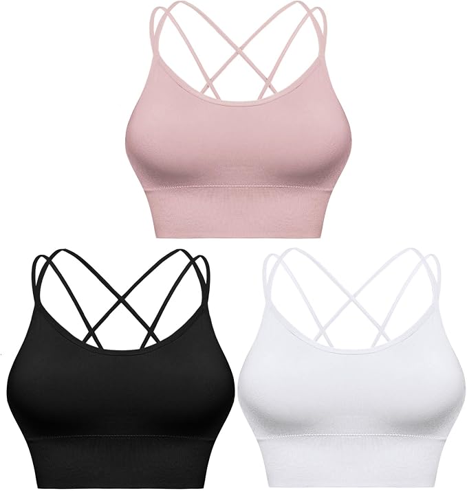 3 Pack-black+white+nude