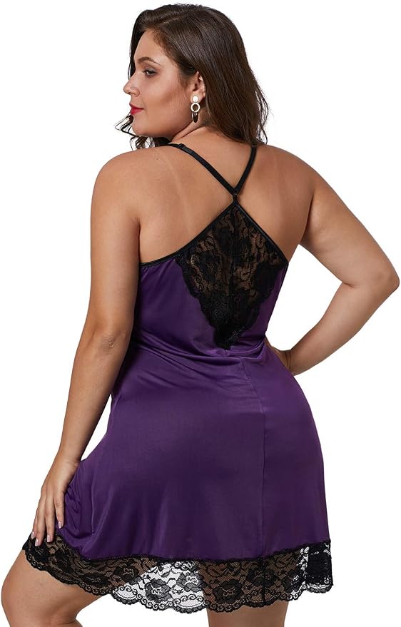 Violet With Satin Bow Detail