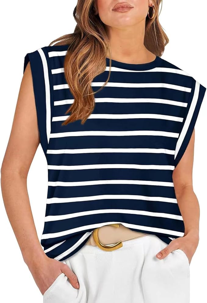 Navy Blue Stripe