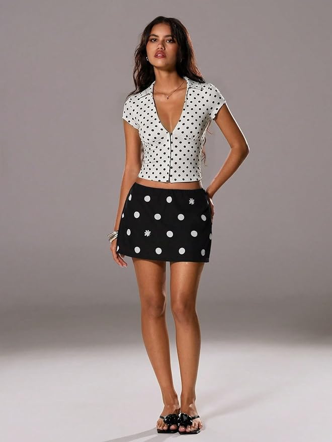 Polka Dots White