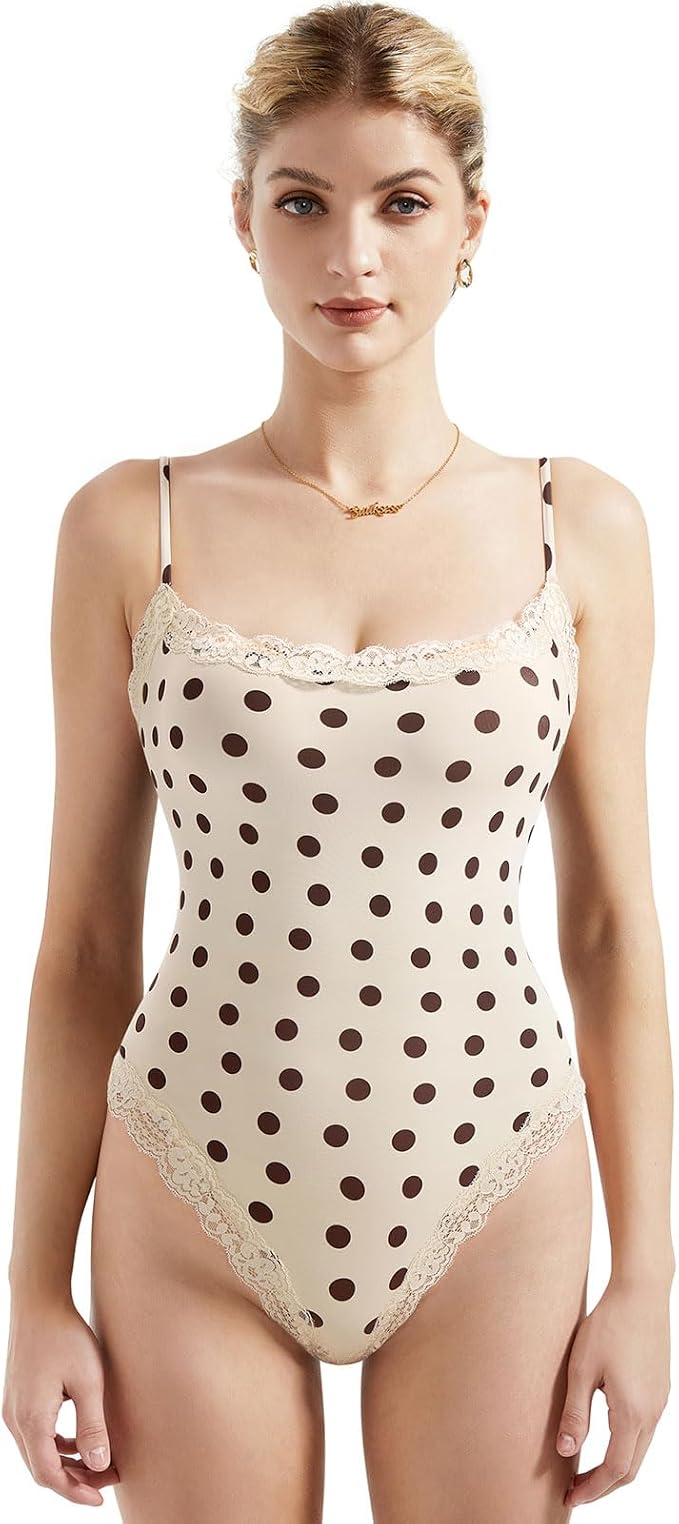 Cream Polka Dots