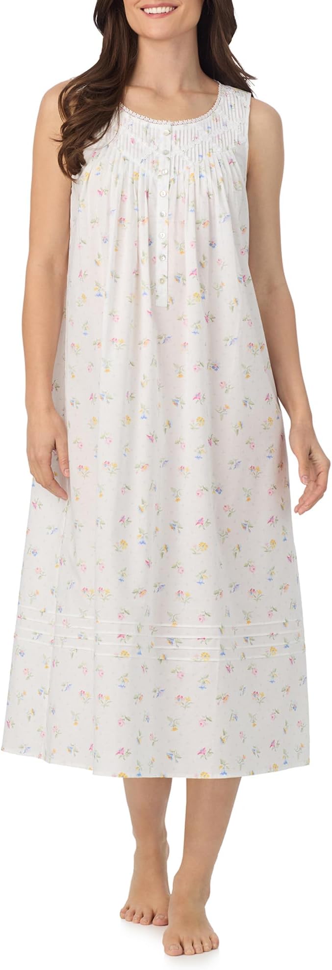 White Ground Multi Floral