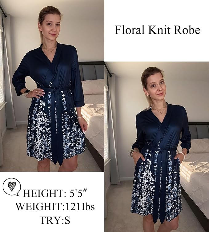 Blue White Floral
