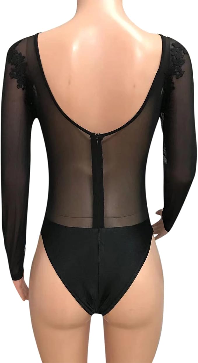 A Black Long Sleeve (Low Back)