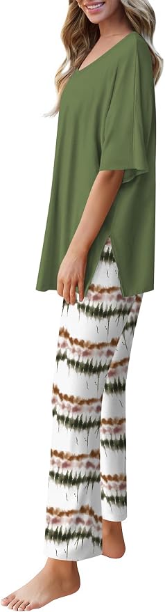 Green-tie Dye Stripes