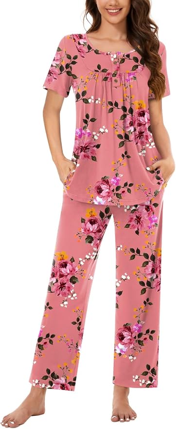 Short Peach Pink