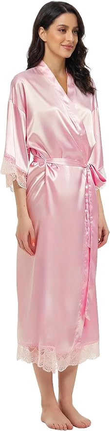 Lace Trim Pink, No Pockets
