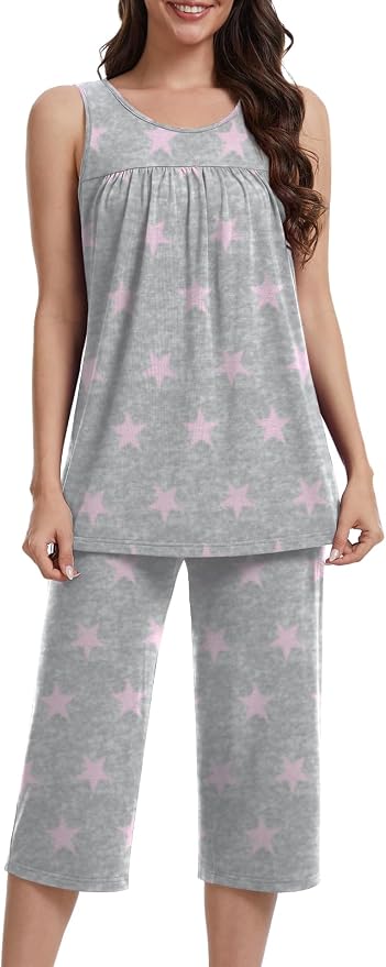 Pink Star Grey