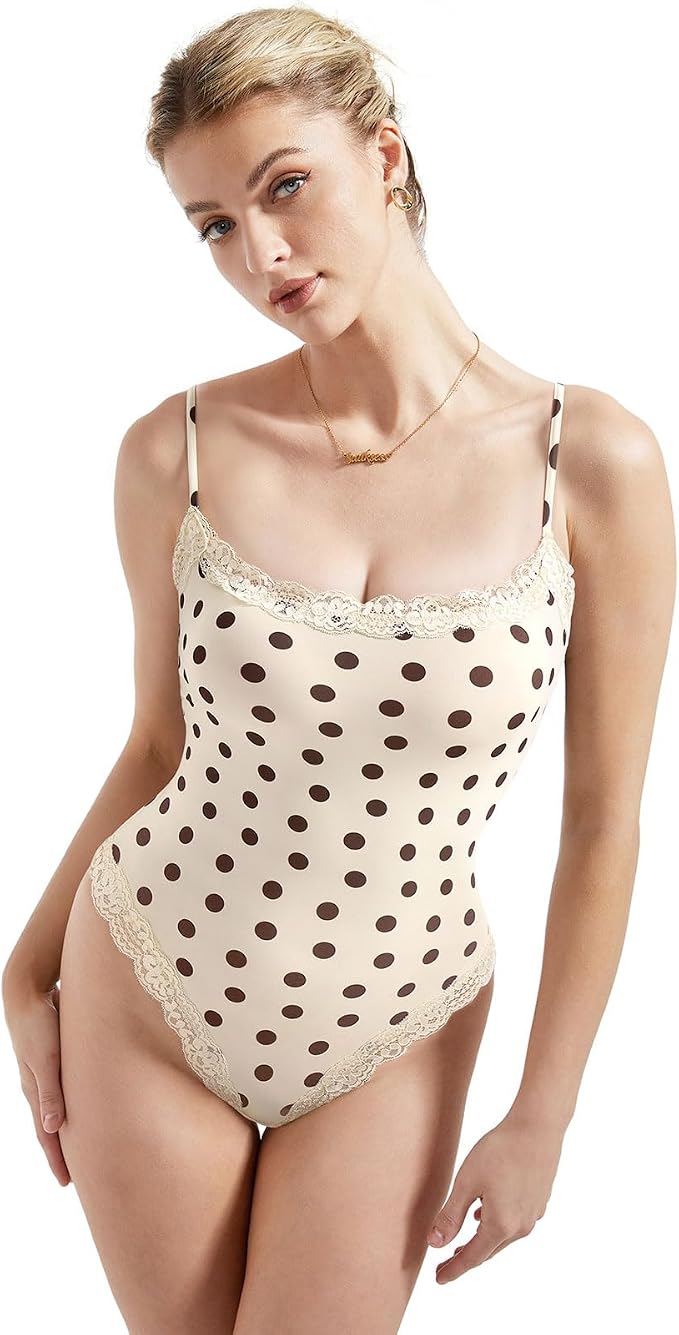 Cream Polka Dots