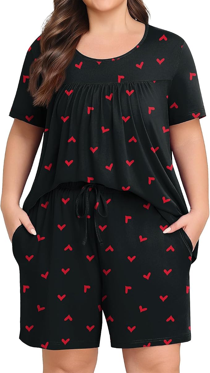 Black Red Heart