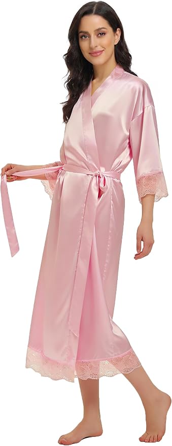 Lace Trim Pink, No Pockets