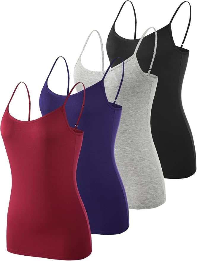 4 Pack - Black/Gray/Db/Wine Red