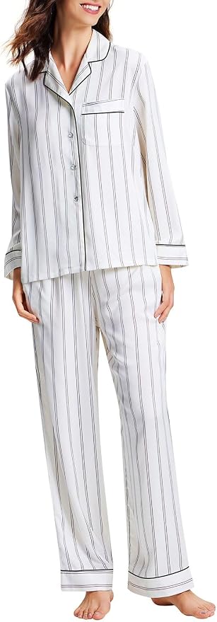White Pinstripe