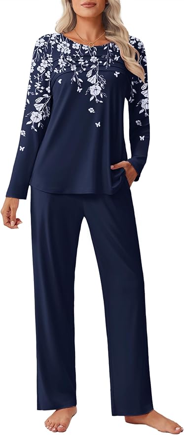 Navy Floral
