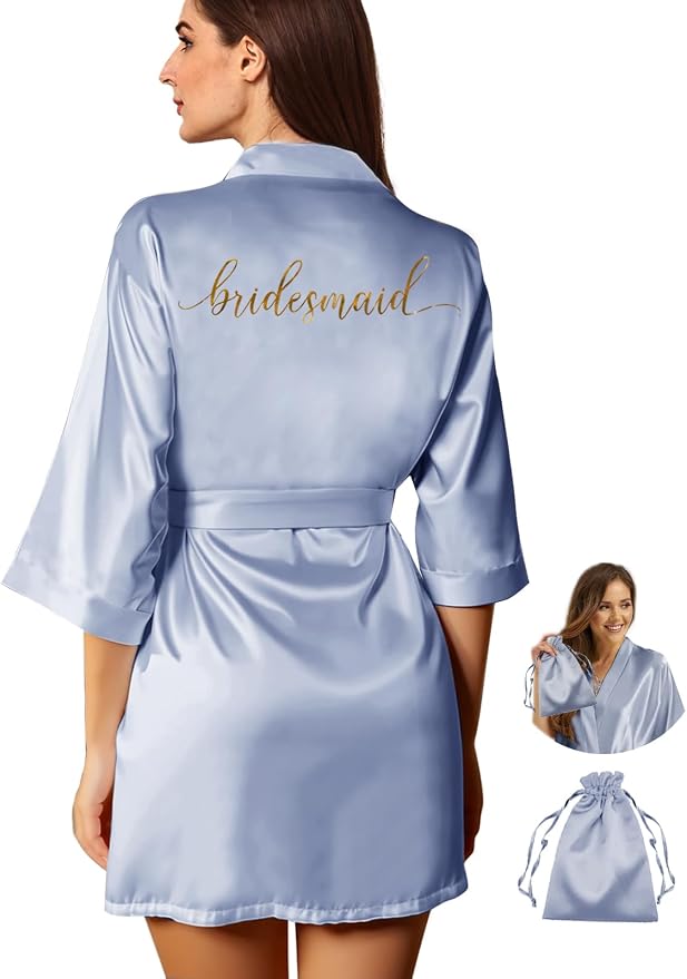 Dusty Blue-bridesmaid