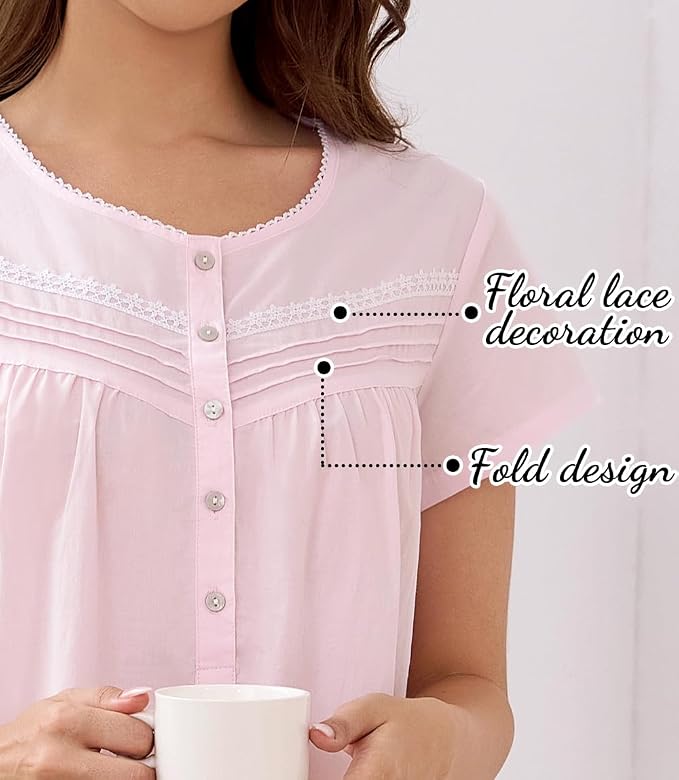 Woven-100% Cotton Sweet Pink