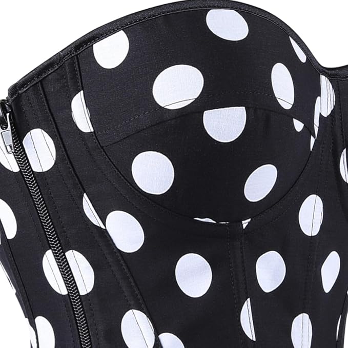 Black White Polka Dot