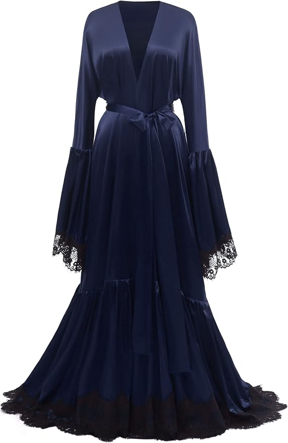 Navy-black Lace