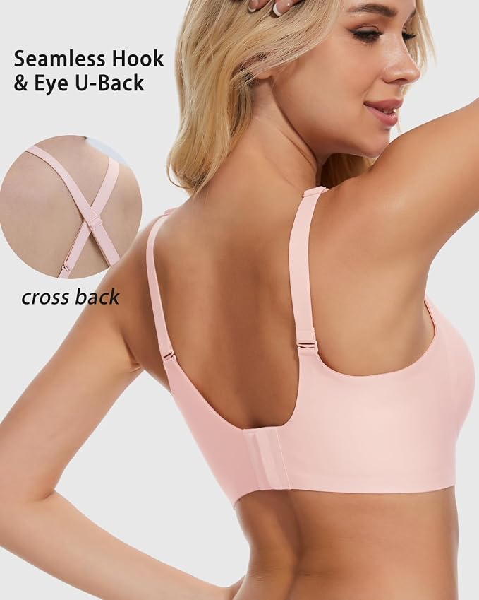 V Neck-pale Pink