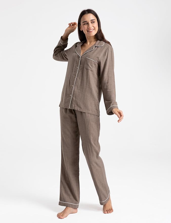 Heathered Brown