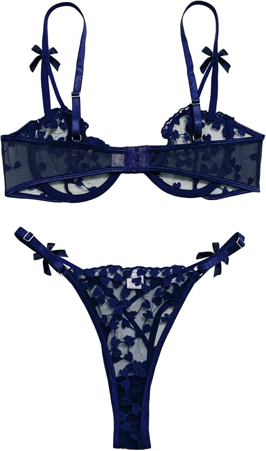 Bow Navy Blue